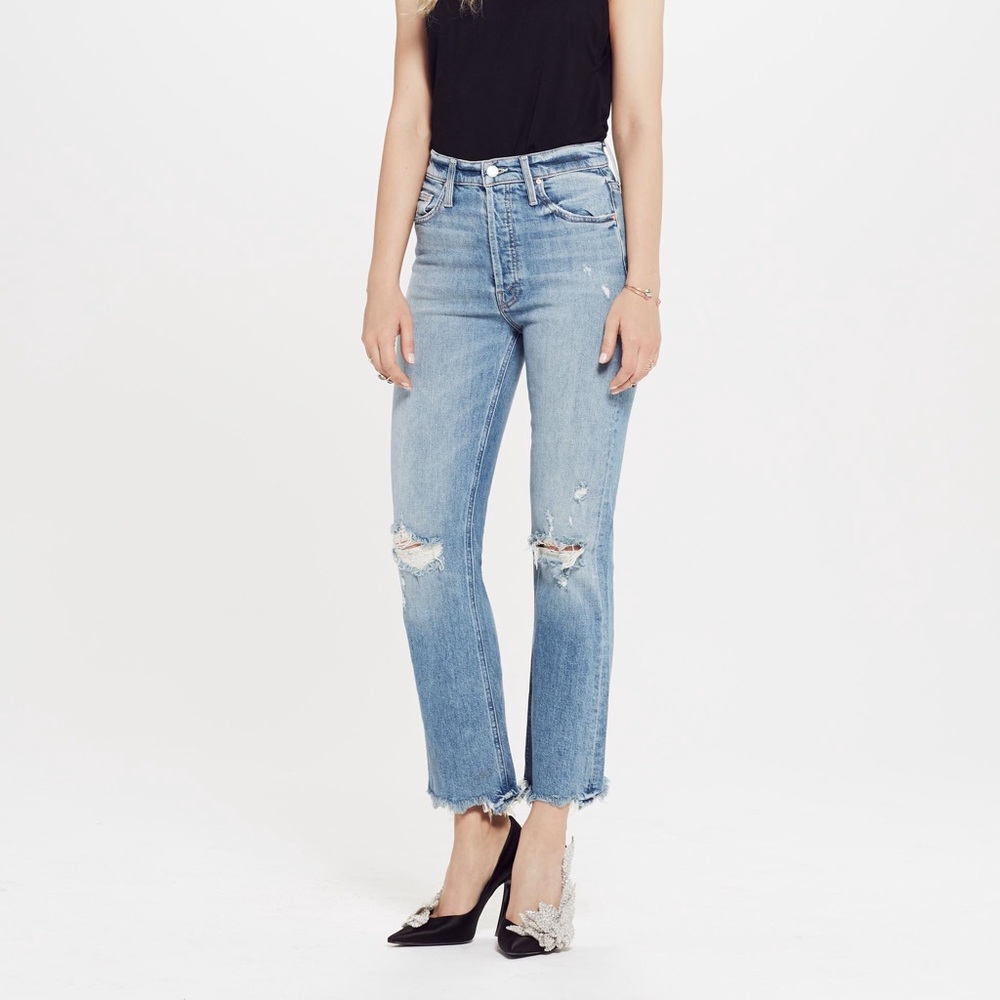 Mother Tripper Ankle Jeans
